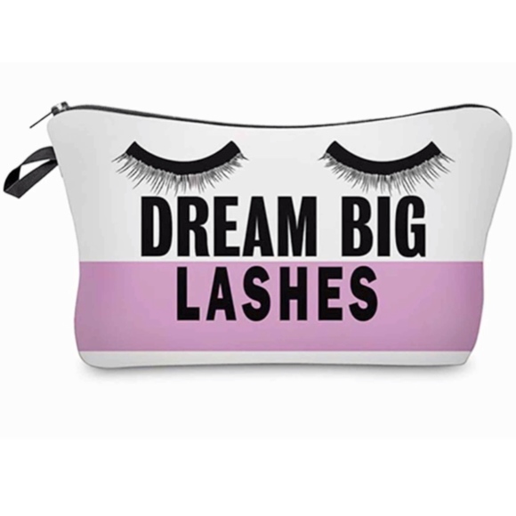 Handbags - Awesome "Lashes" Clutch/Makeup Bag NWT